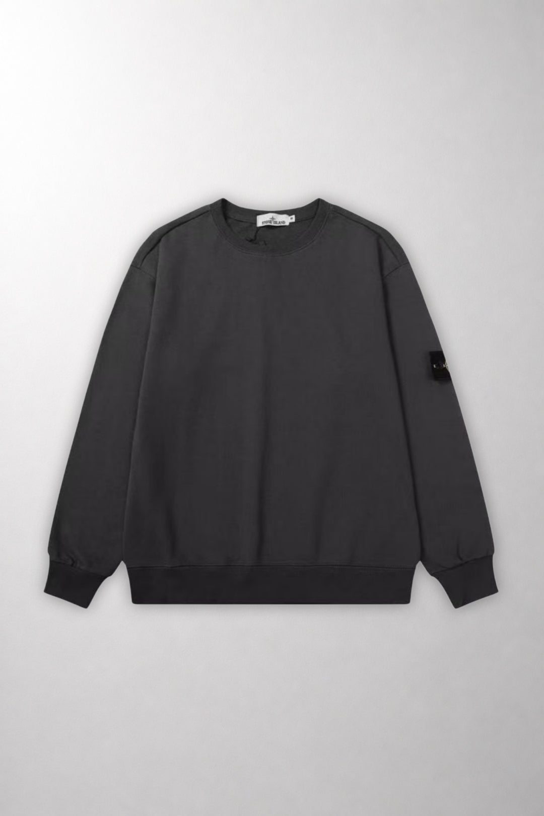 Свитшот Stone Island с нашивкой в виде компаса на вороте
